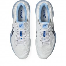 TÊNIS ASICS COURT FF 3 NOVAK CLAY - WHITE/TUNA BLUE